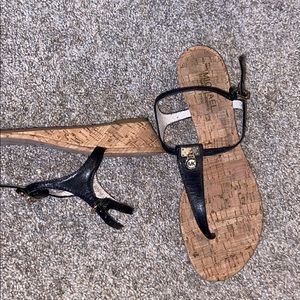 MK Thong cork sandals sz 8.5